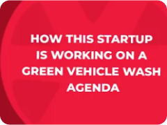 How this startup is working on a green vehicle wash agenda